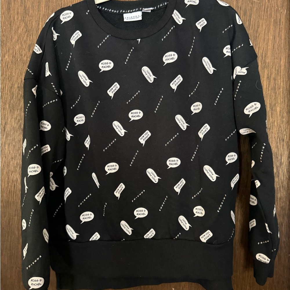 F.R.I.E.N.D.S. Black Graphic Sweatshirt